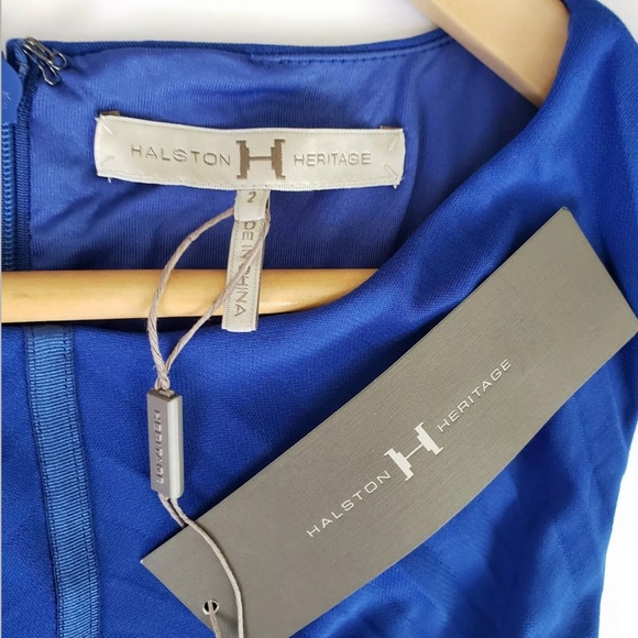 Halston Heritage Sunburst Sheath Dress - Picture 9 of 12